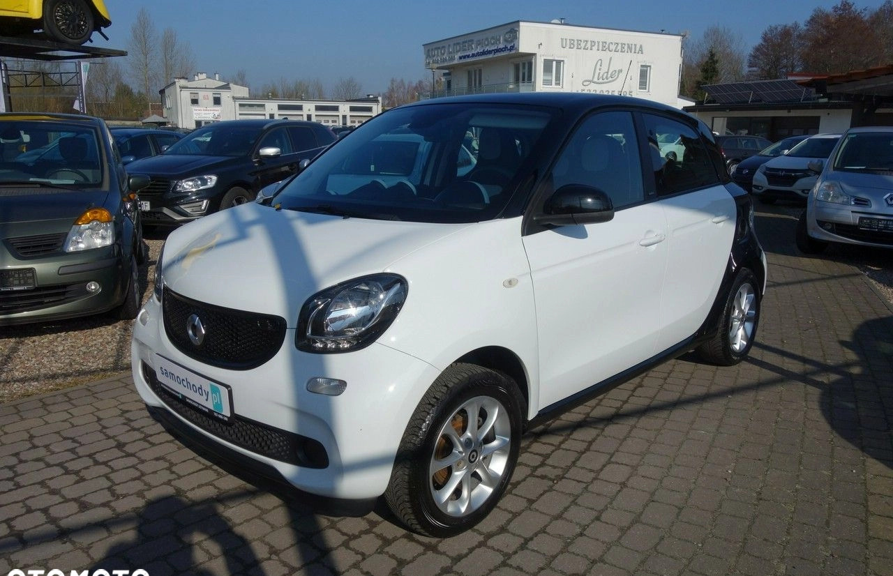 Smart Forfour cena 29900 przebieg: 40000, rok produkcji 2016 z Pruchnik małe 326